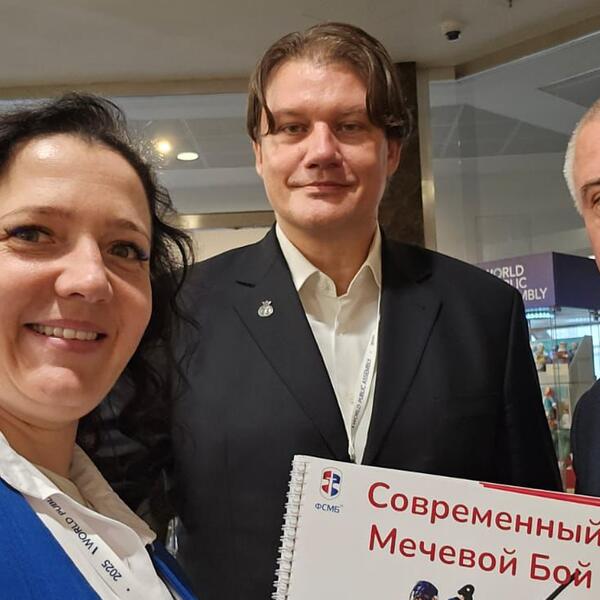 Photo with Zoran and Maria
